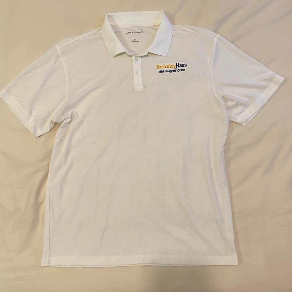 University of California Berkeley Collegiate Polo White- NWOT